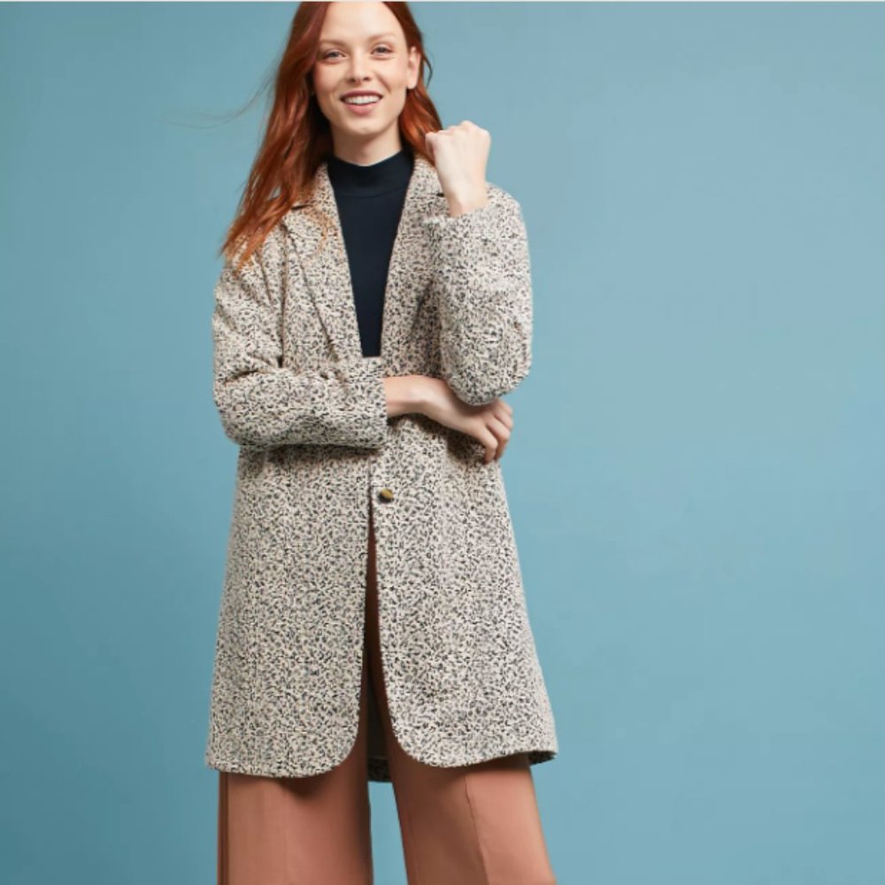 Leopard Knit Blazer/Jacket
